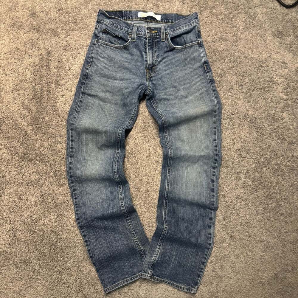Good fade Signature by Levi Strauss & Co. Men's Relaxed Fit Blue Denim Jeans